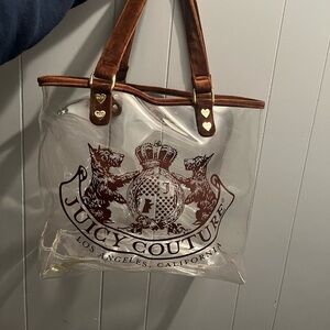 Juicy Couture x Stoney Clover clear tote bag